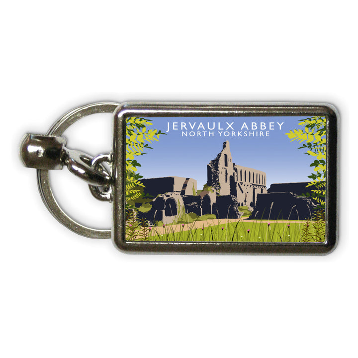 Jervaulx Abbey, North Yorkshire Metal Keyring