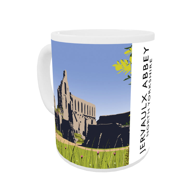 Jervaulx Abbey, North Yorkshire Coloured Insert Mug