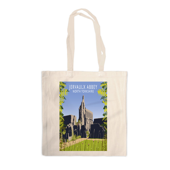 Jervaulx Abbey, North Yorkshire Canvas Tote Bag