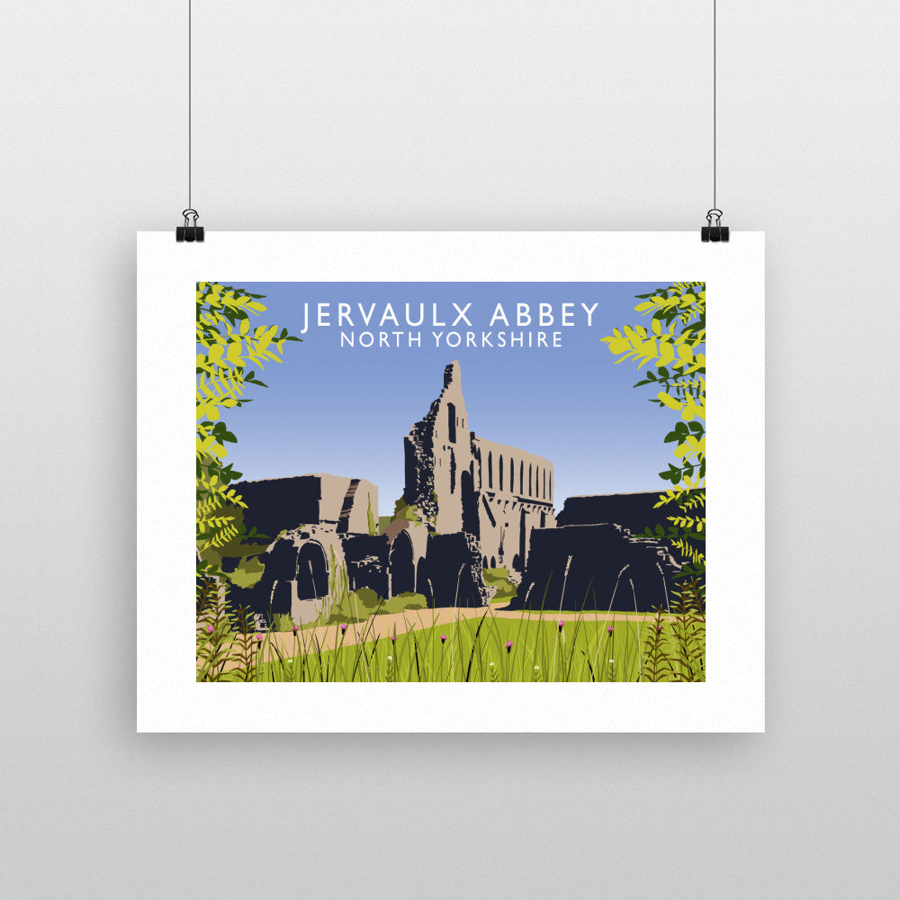 Jervaulx Abbey, North Yorkshire 90x120cm Fine Art Print