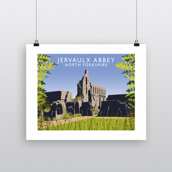 Jervaulx Abbey, North Yorkshire 90x120cm Fine Art Print