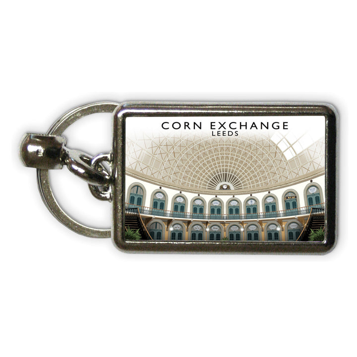 Corn Exchange, Leeds Metal Keyring