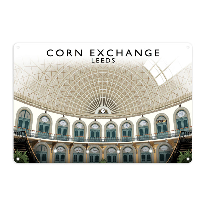 Corn Exchange, Leeds Metal Sign