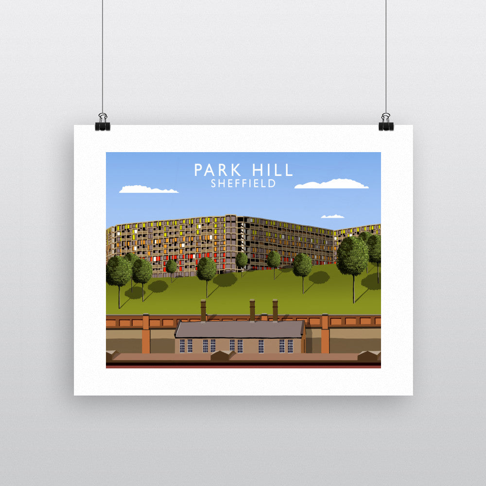Park Hill, Sheffield - Art Print