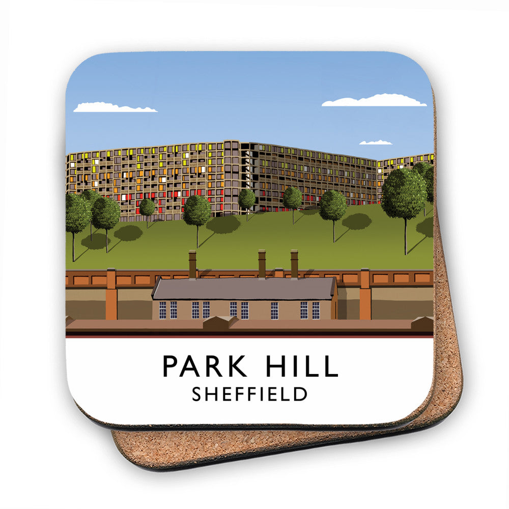 Park Hill, Sheffield MDF Coaster