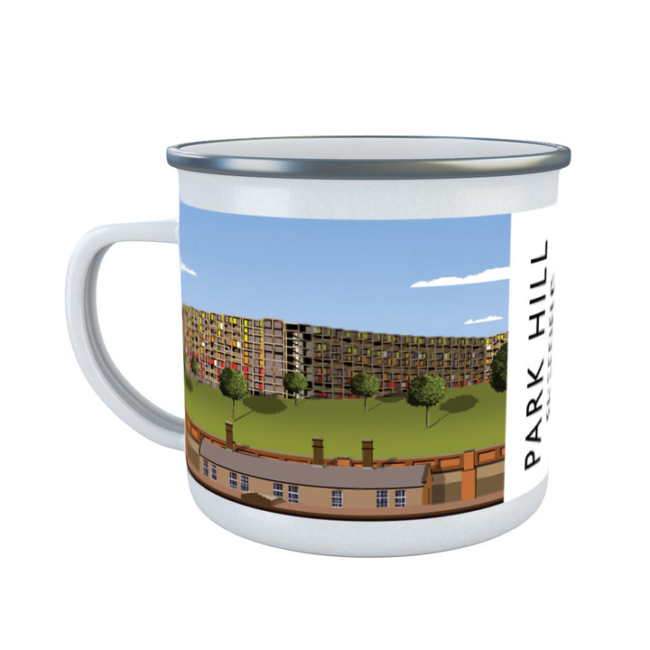 Park Hill, Sheffield Enamel Mug