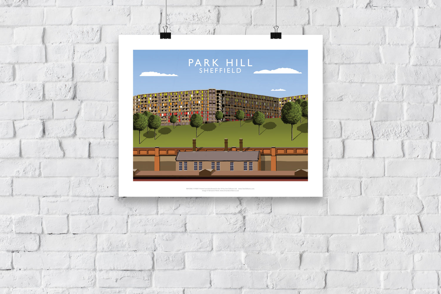 Park Hill, Sheffield - Art Print