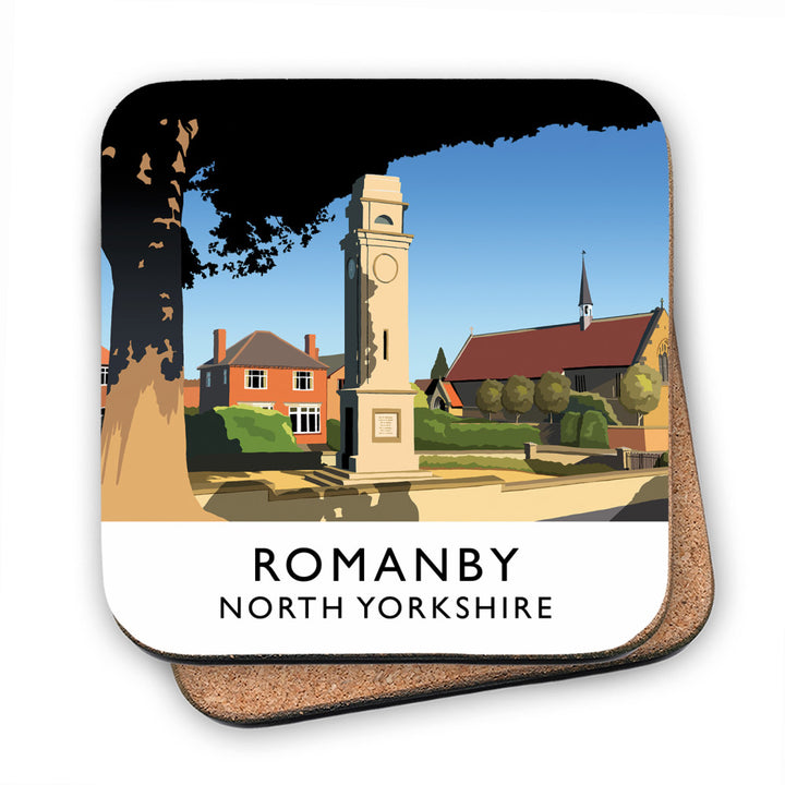 Romanby, North Yorkshire MDF Coaster
