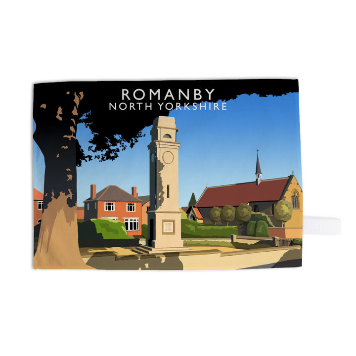 Romanby, North Yorkshire Tea Towel