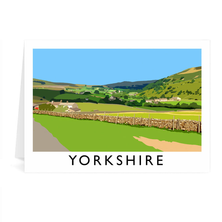 Yorkshire Greeting Card 7x5