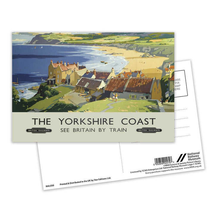 The Yorkshire Coast Postcard Pack of 8