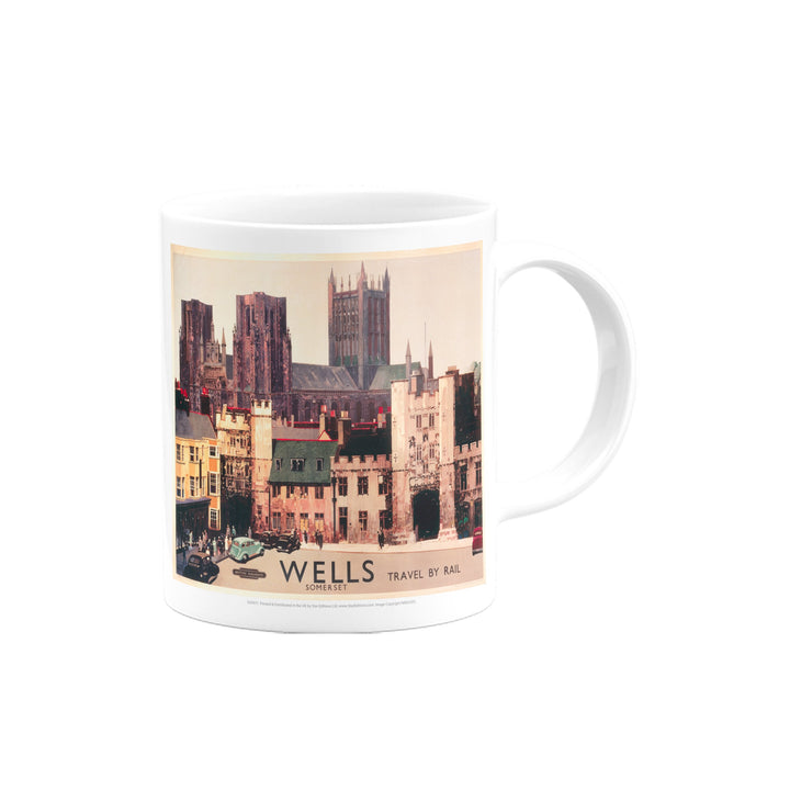 Wells, Somerset - Travel by Rail Mug