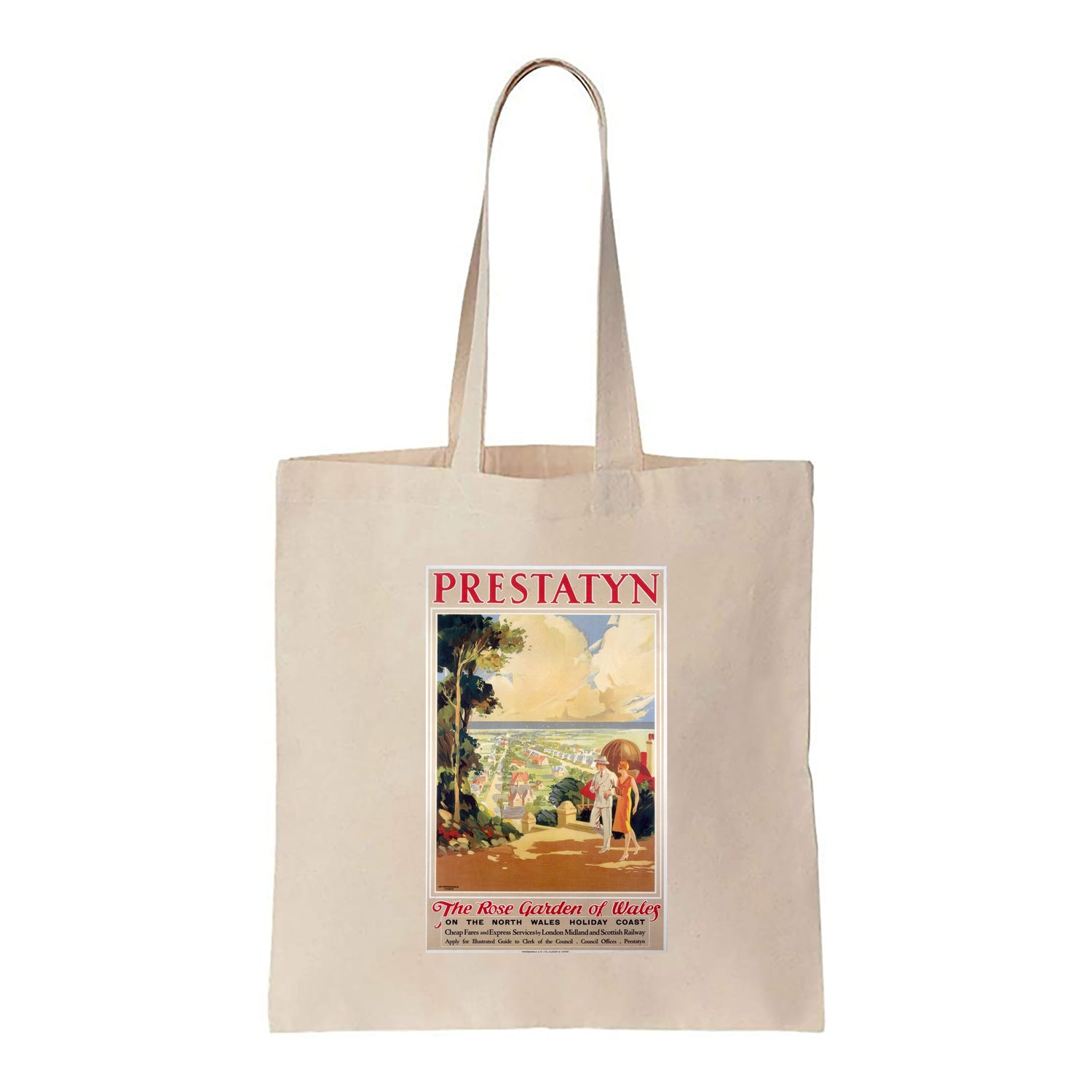 Prestatyn - The Rose Garden of Wales - Canvas Tote Bag