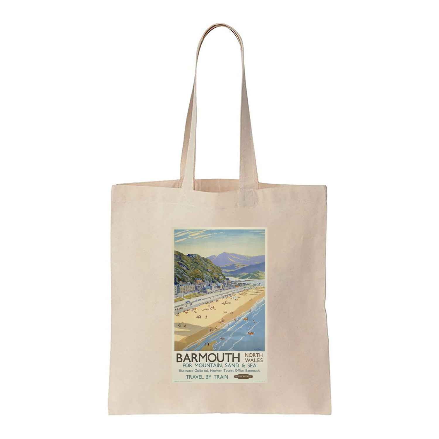Barmouth, North Wales for Mountain, Sand and Sea - Canvas Tote Bag