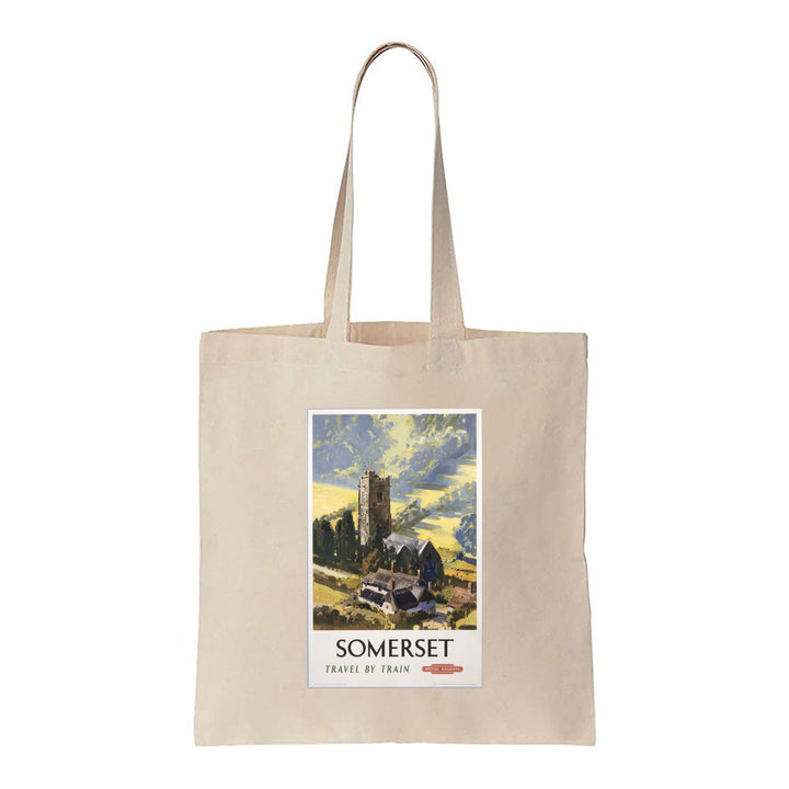 Somerset - Travel By Train - Canvas Tote Bag