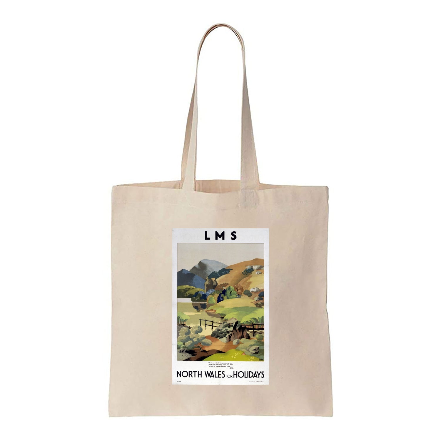 North Wales for Holidays - Canvas Tote Bag