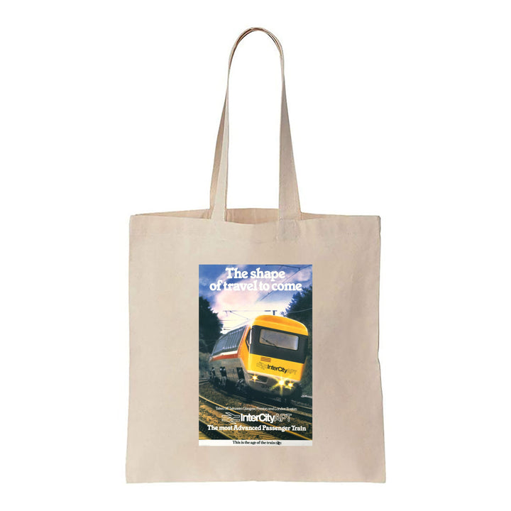 The Shape of Travel to Come - Intercity - Canvas Tote Bag