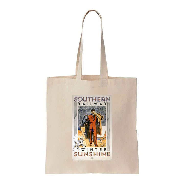 Winter Sunshine - Southern Railway - Canvas Tote Bag