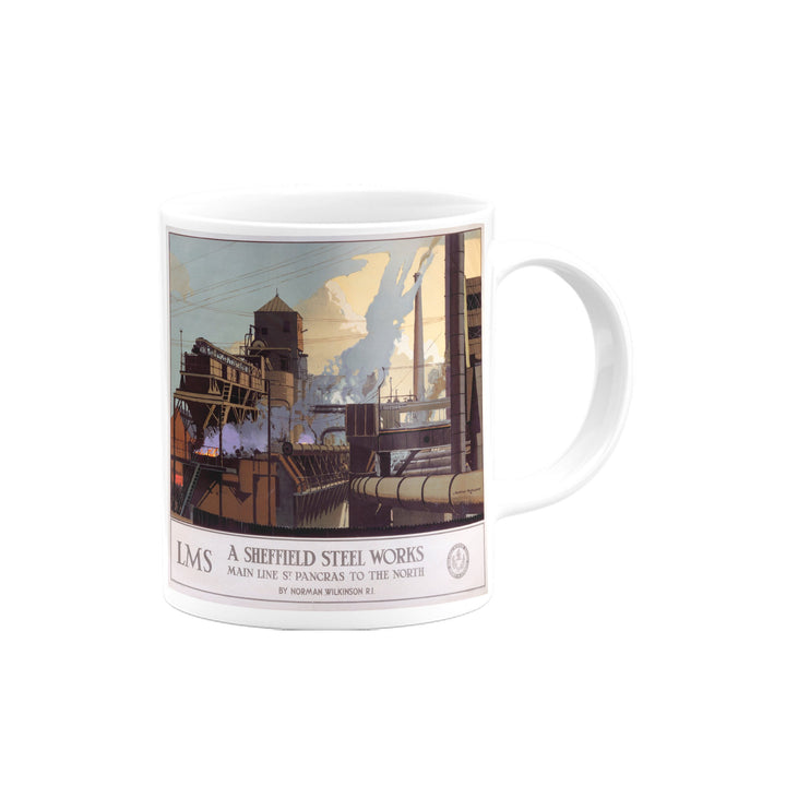 A Sheffield Steel Works - St Pancras to the North Mug