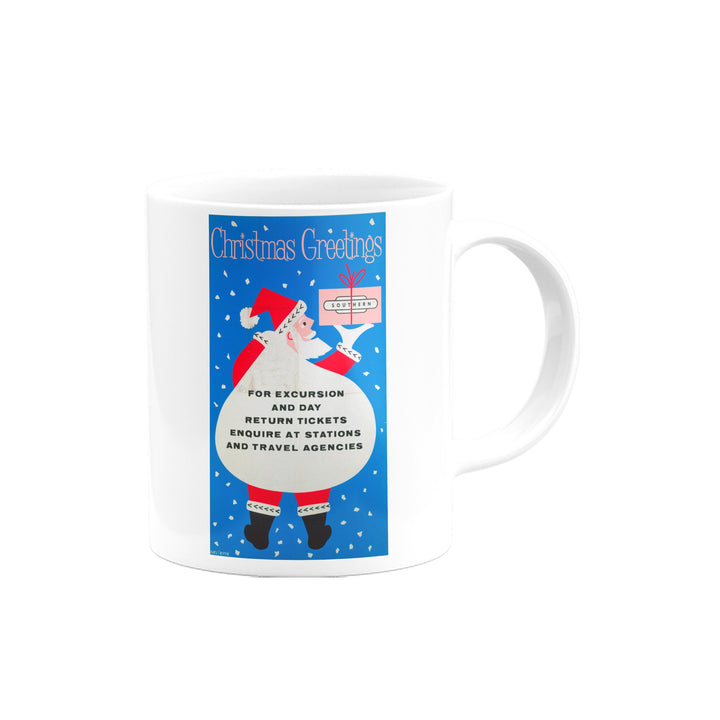 Christmas Greetings - Southern Railway Mug