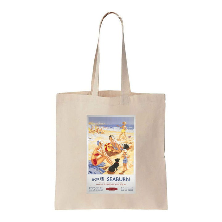 Roker and Seaburn for a Summer Holiday - Canvas Tote Bag
