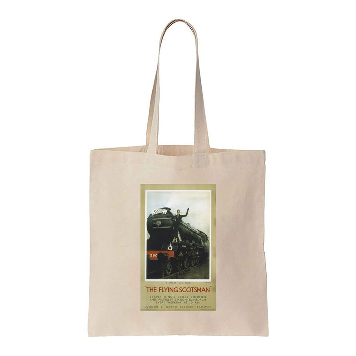 The Flying Scotsman Leaves King's Cross - Canvas Tote Bag