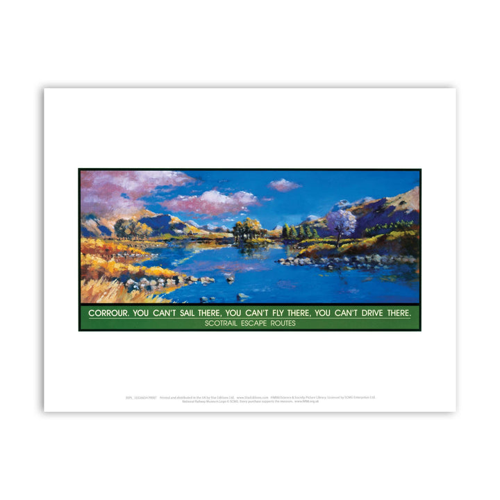 Scotrail Escape Routes Art Print