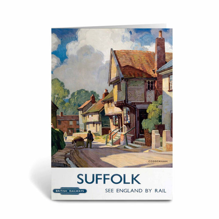 Coddenham Suffolk See England By Rail Greeting Card