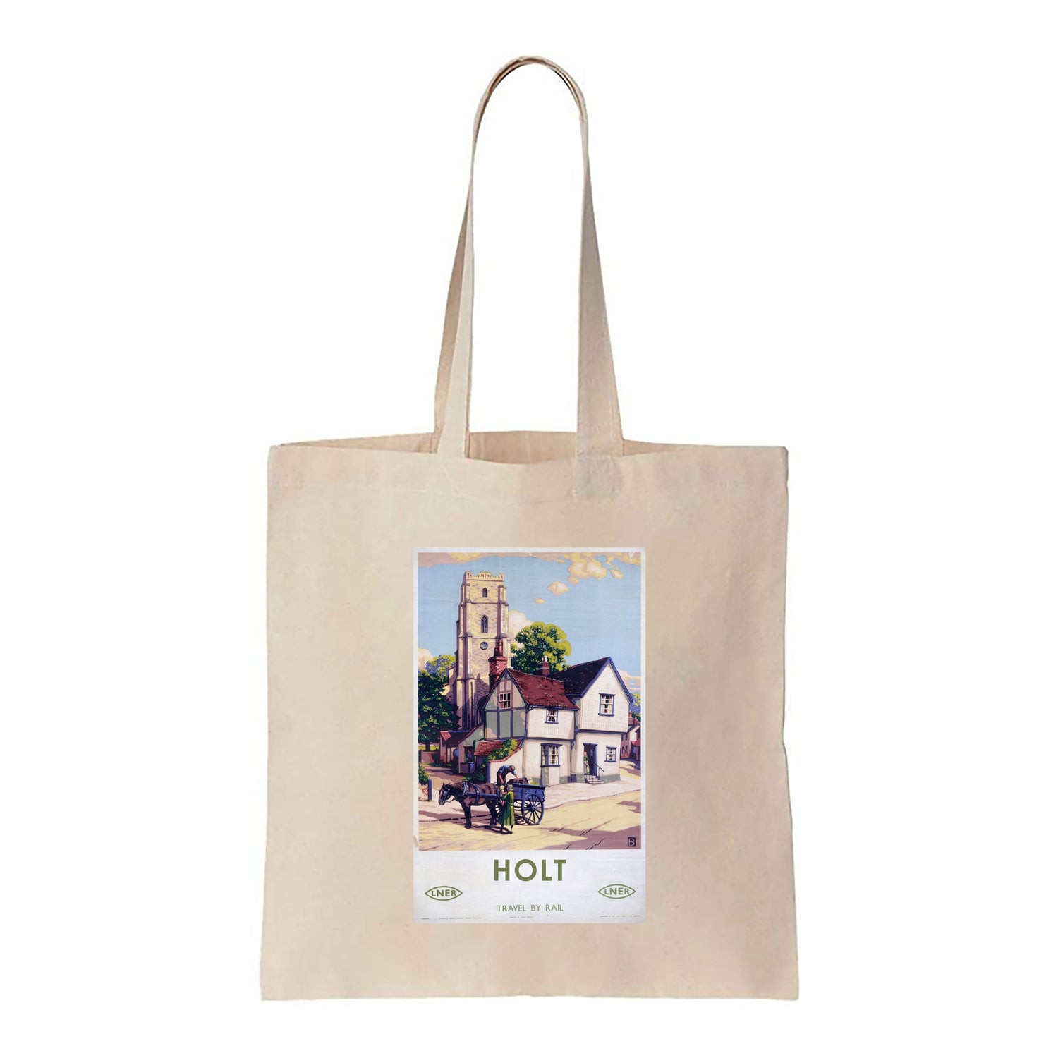 Holt - Travel By Rail - Canvas Tote Bag
