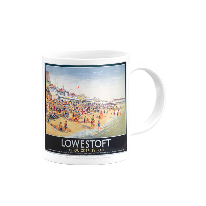 Lowestoft - It's Quicker By Rail Mug