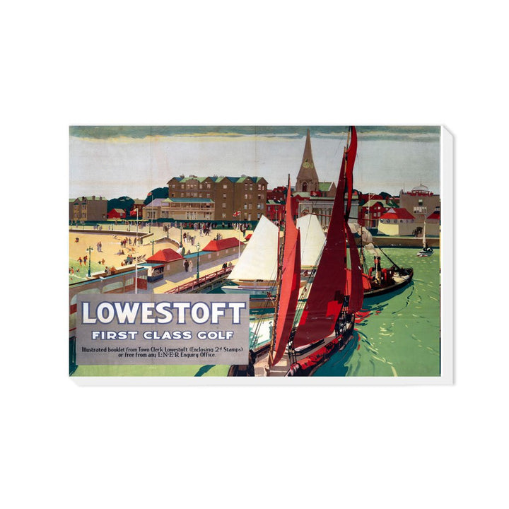 Lowestoft First Class Golf - Canvas