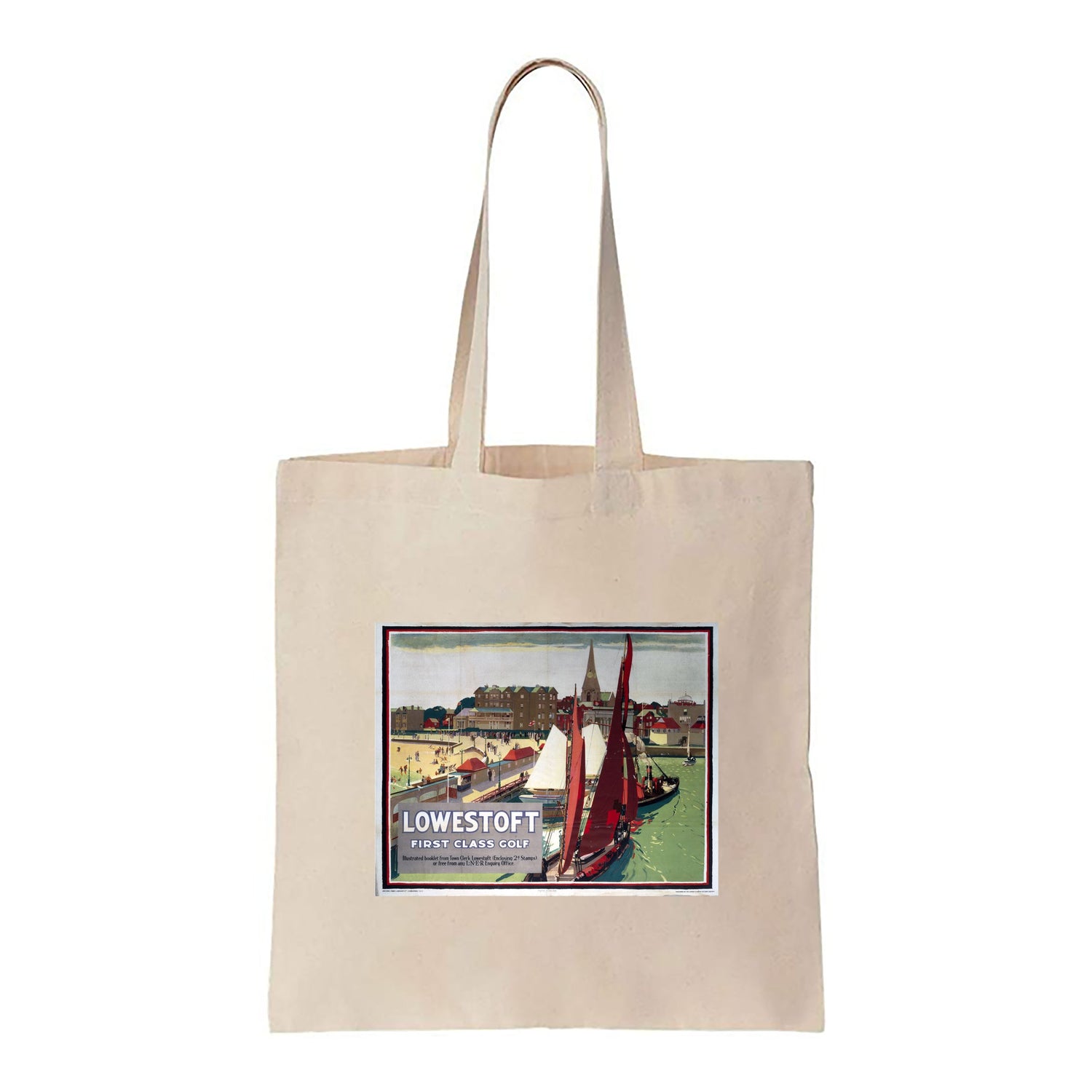 Lowestoft First Class Golf - Canvas Tote Bag