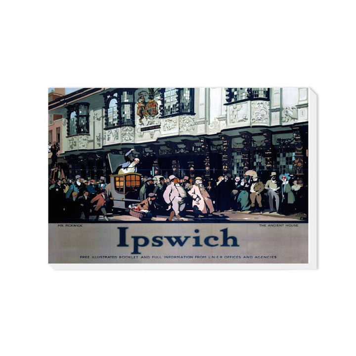 Mr. Pickwick - Ancient House Ipswich - Canvas