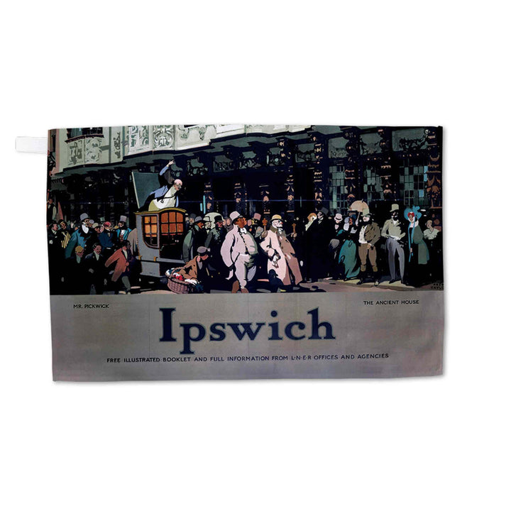 Mr. Pickwick - Ancient House Ipswich - Tea Towel
