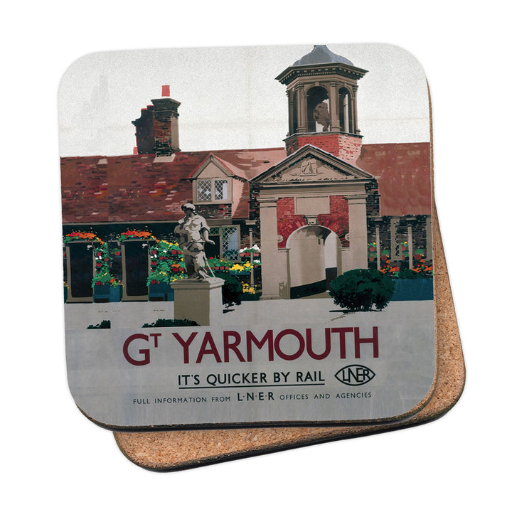 Great Yarmouth It's Quicker By Rail Coaster