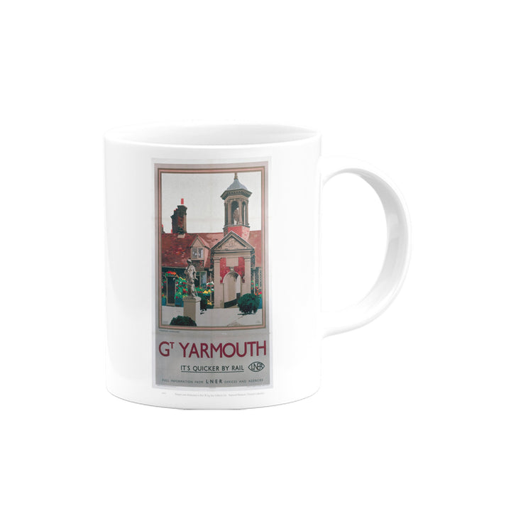 Great Yarmouth It's Quicker By Rail Mug