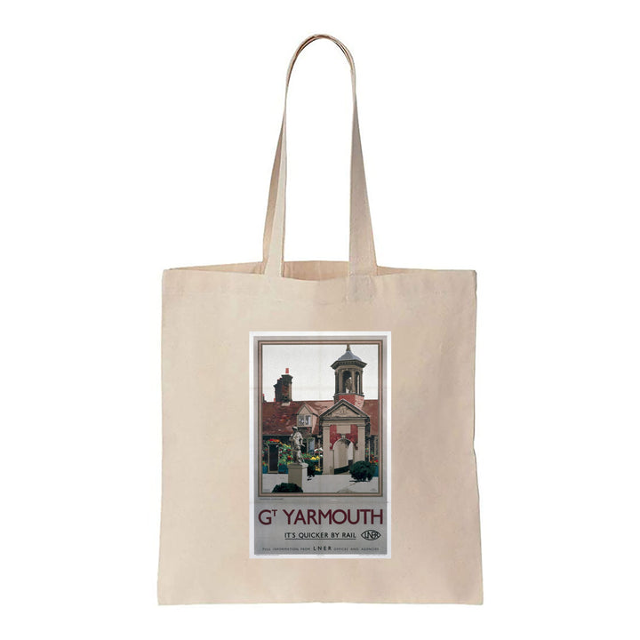 Great Yarmouth It's Quicker By Rail - Canvas Tote Bag