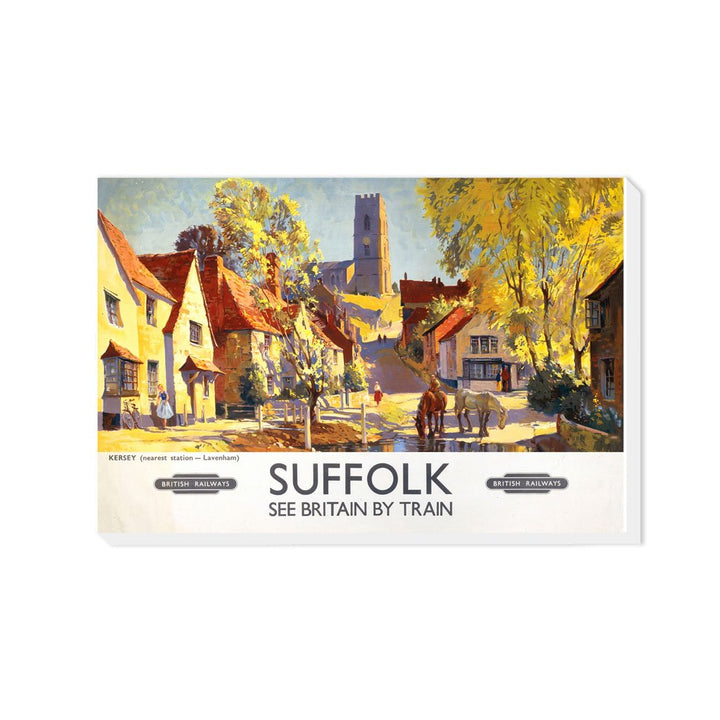 Kersey Suffolk (near Lavenham) British Railways - Canvas