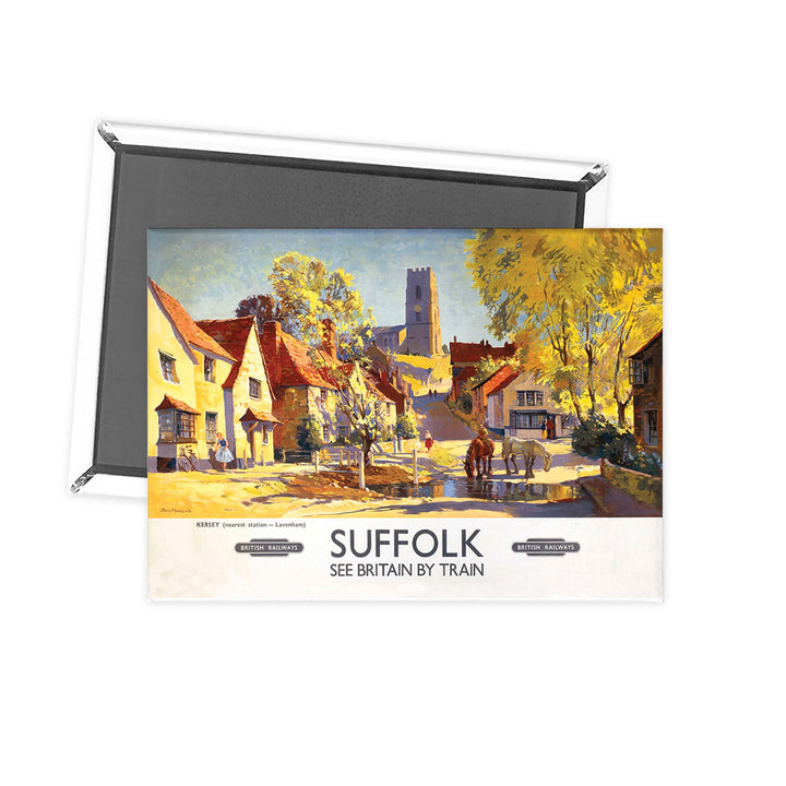 Kersey Suffolk (near Lavenham) British Railways Fridge Magnet