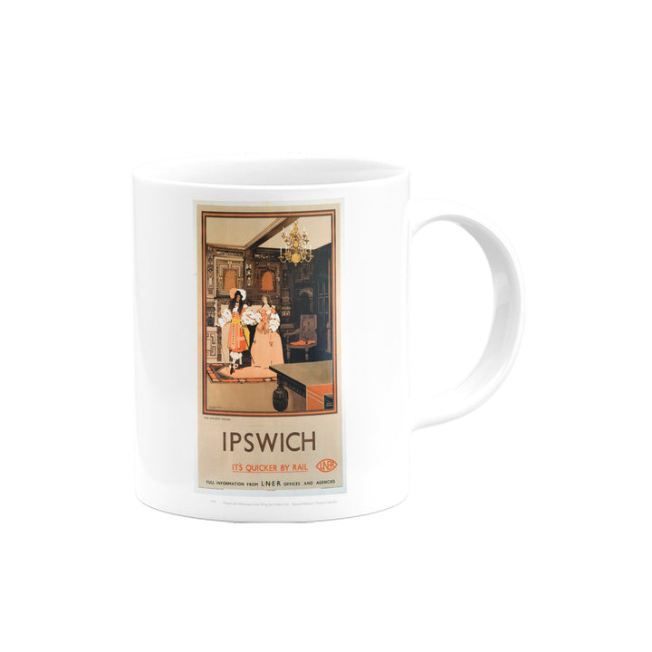 Ipswich The Ancient House LNER - It's Quicker by Rail Mug