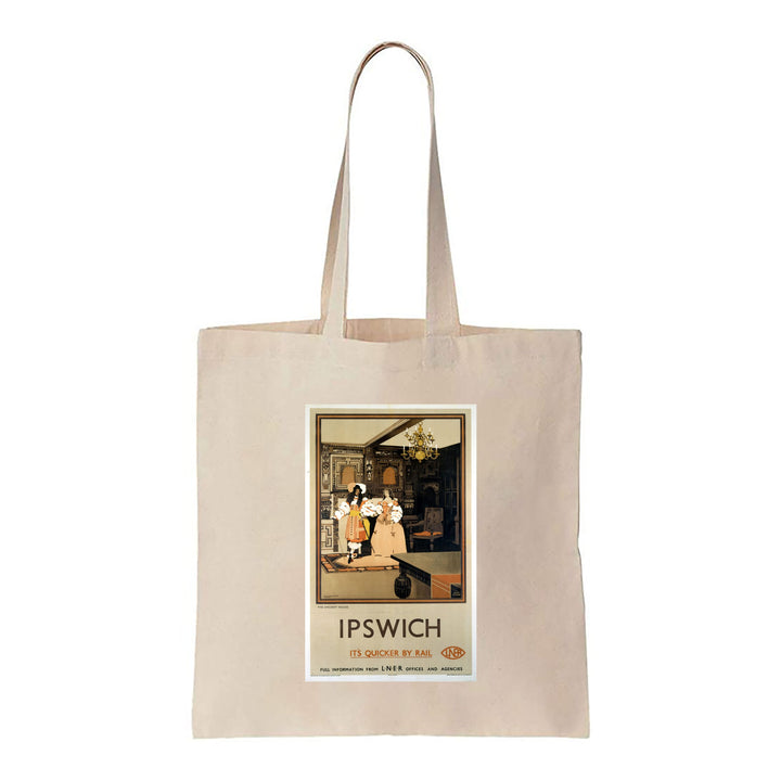 Ipswich The Ancient House LNER - It's Quicker by Rail - Canvas Tote Bag