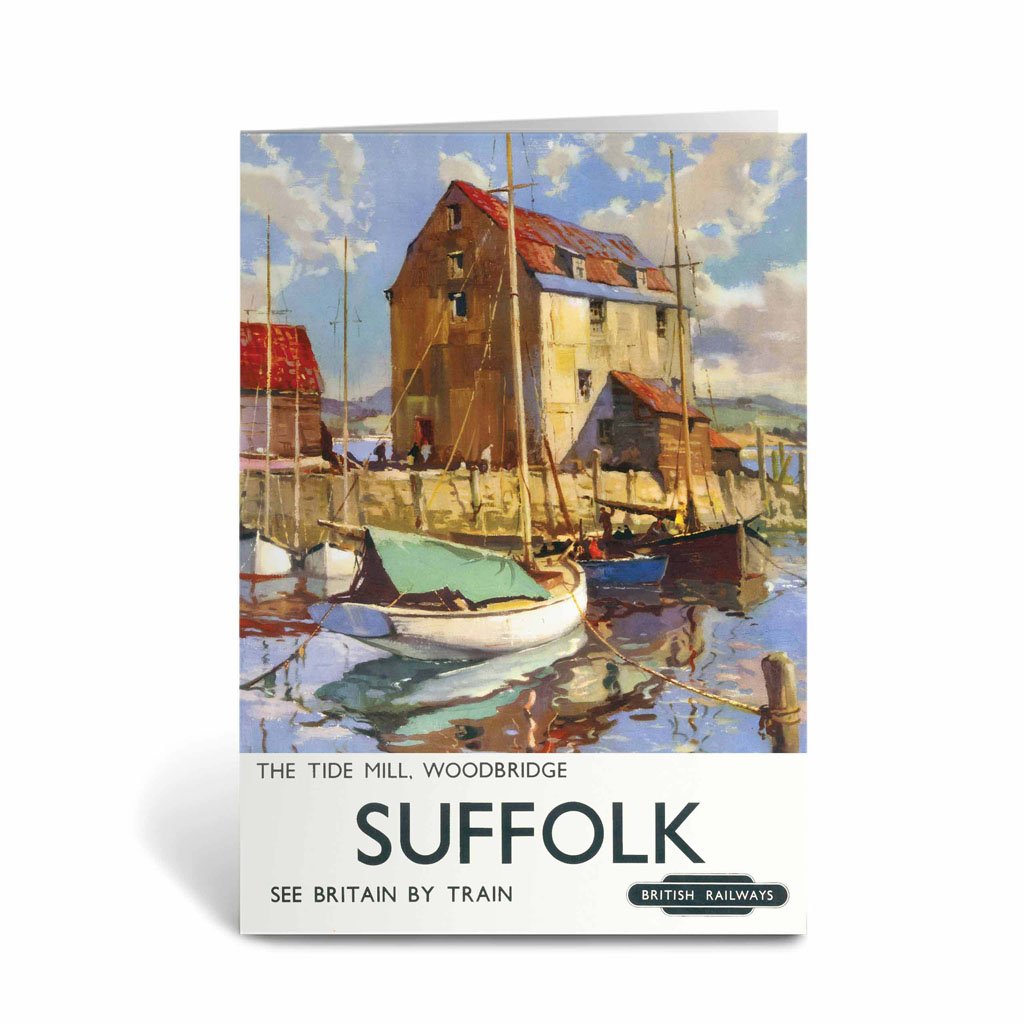 The Tide Mill, Woodbridge - Suffolk See Britain By Train Greeting Card