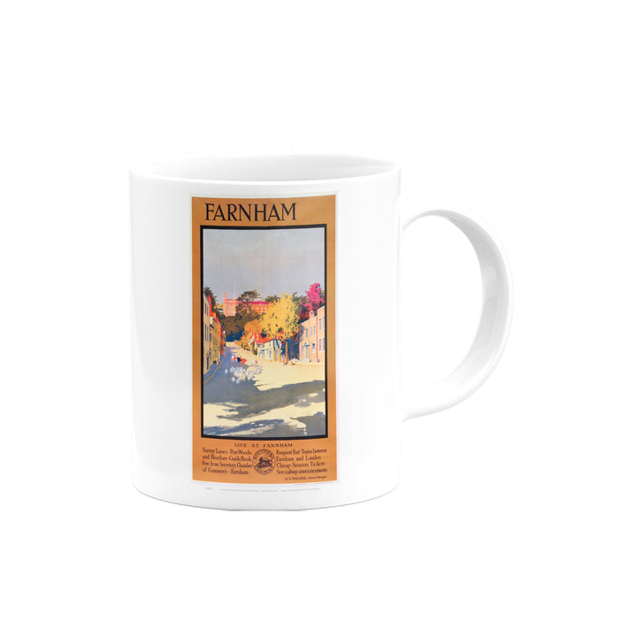 Farnham Surrey - Southern Railway Mug