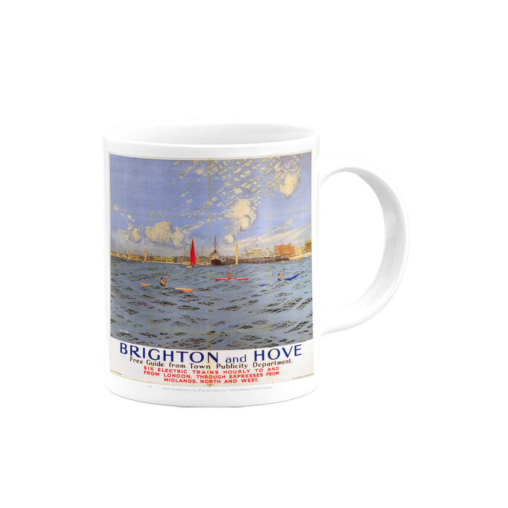 Brighton and Hove Sea and Pier View Mug
