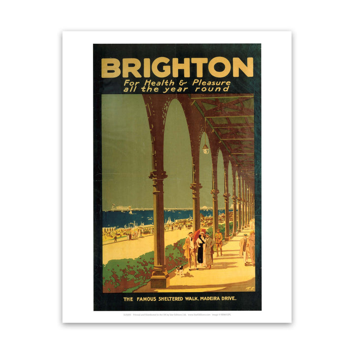 Brighton for Health and Pleasure Art Print