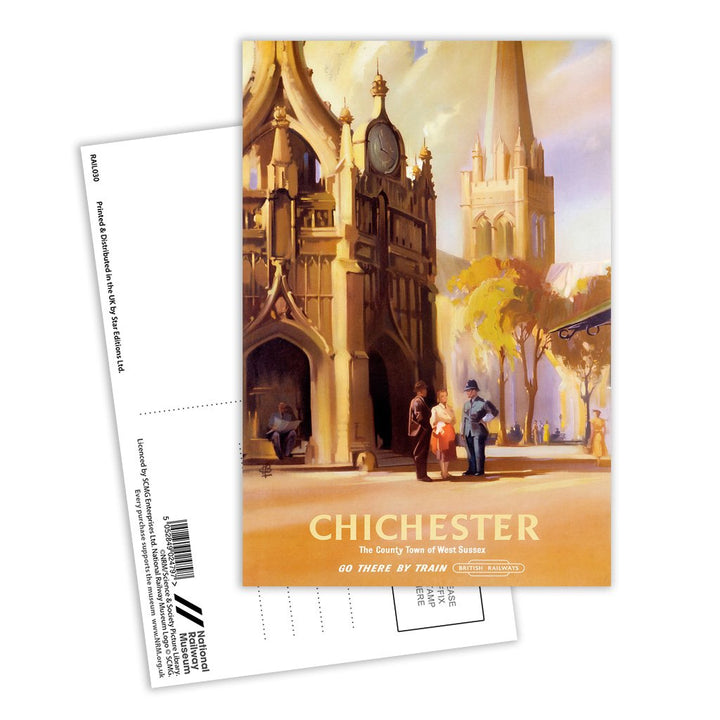 Chichester Cathedral West Sussex Postcard Pack of 8