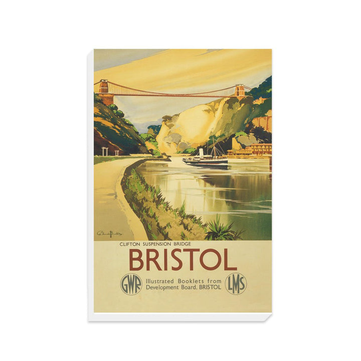 Bristol - Clifton Suspension Bridge GWR LMS - Canvas