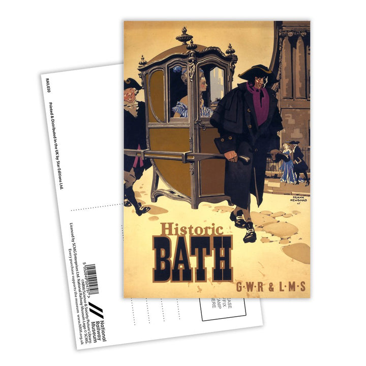 Historic Bath GWR LMS Postcard Pack of 8