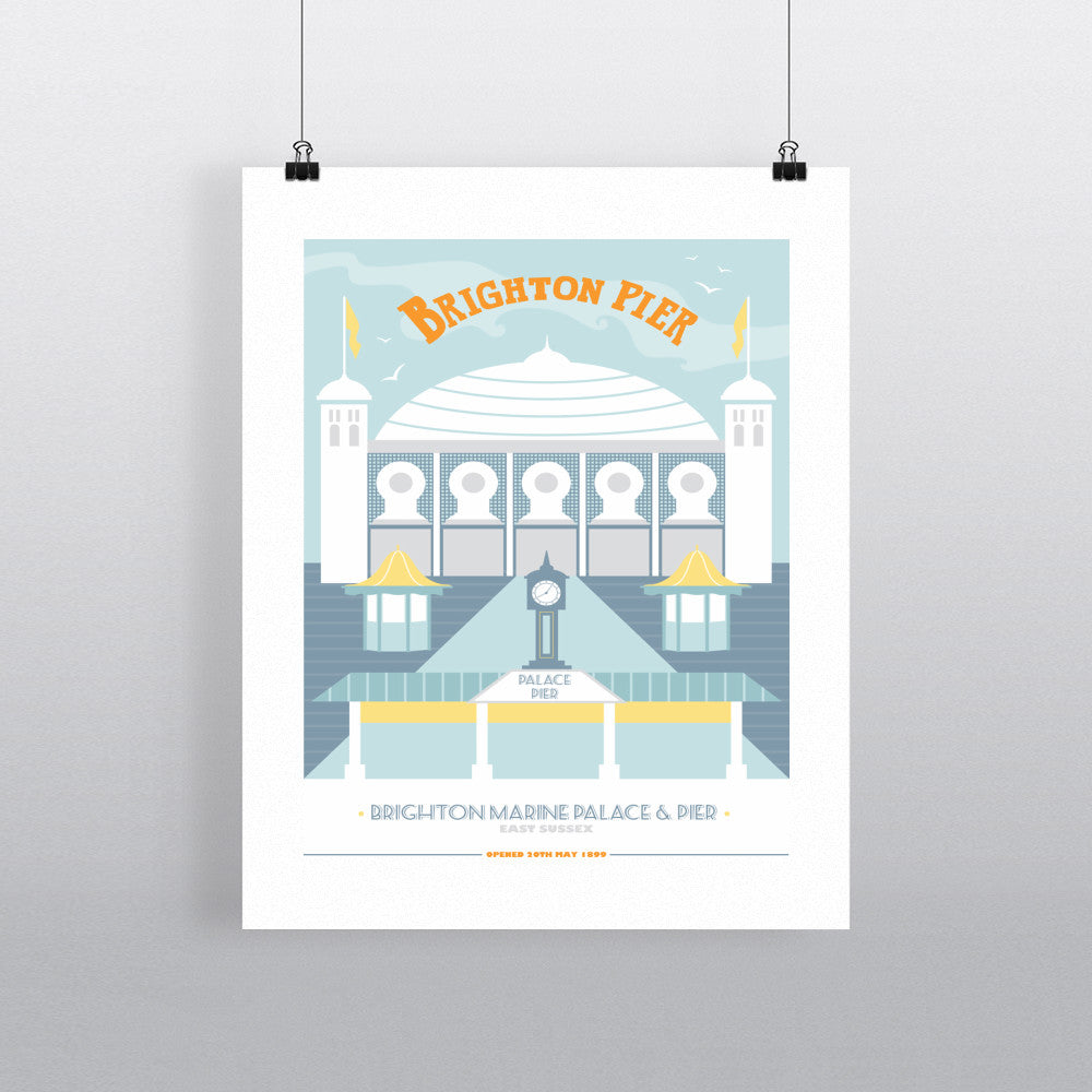 Brighton Pier, Brighton 90x120cm Fine Art Print