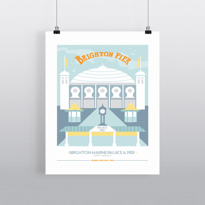 Brighton Pier, Brighton 90x120cm Fine Art Print